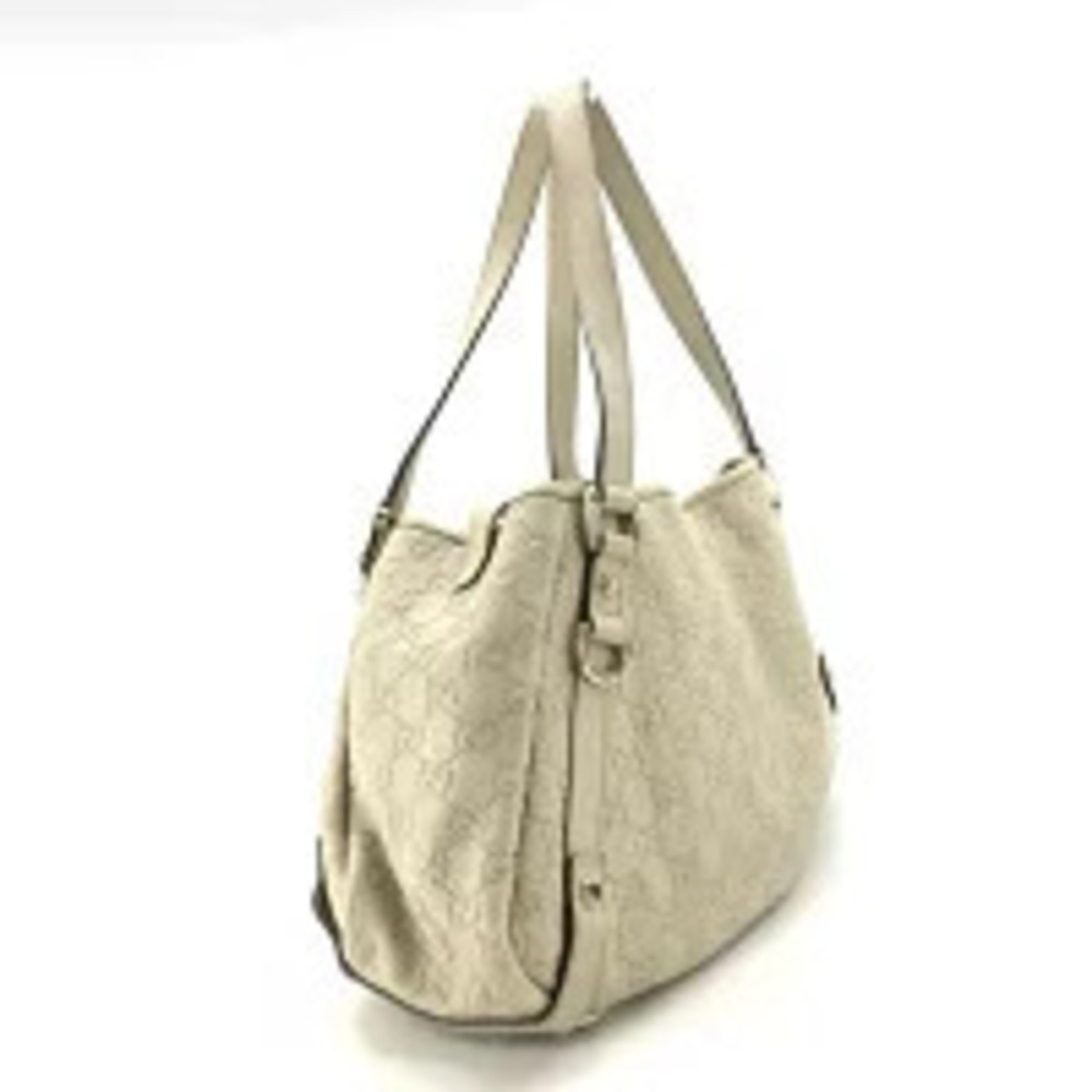 Gucci Abbey Guccissima Beige Leather Hobo Shoulder Tote Bag Handbag - Picture 4 of 8